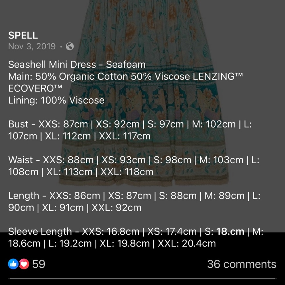 Spell Seashell Mini Dress - image 2